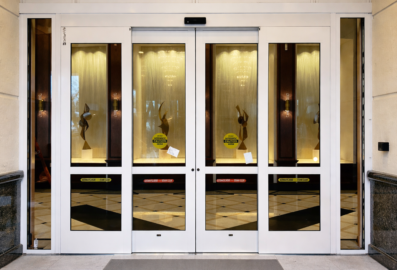 Puerta corrediza autom&aacute;tica